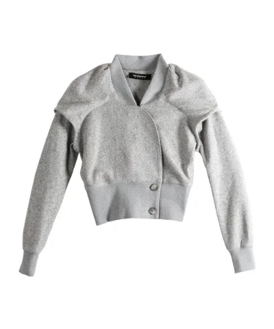 Kiko Kostadinov Plain Knit Jacket In Gray