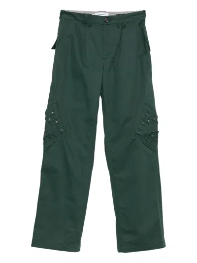 Kiko Kostadinov Pocket Trousers In Green