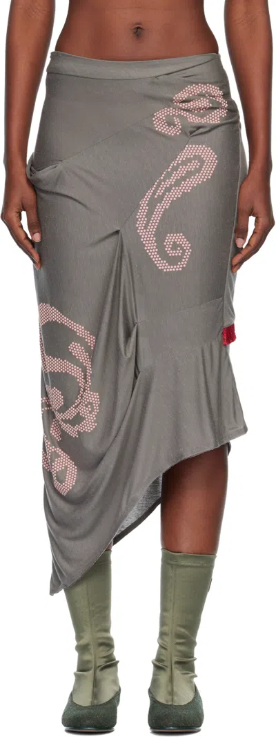 KIKO KOSTADINOV PRINTED SKIRT