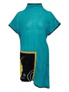 Kiko Kostadinov Promina Panelled Short-sleeve Top In Multi