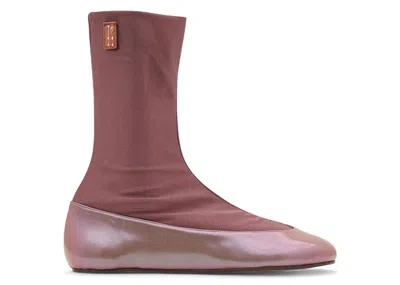 Pre-owned Kiko Kostadinov Promxima Short Ballerina Sneakers (women's) Sneakers In Chestnut