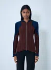 Kiko Kostadinov Women S Quimby Fitted Hooded Knit Mahogany In Brown
