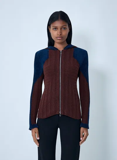 KIKO KOSTADINOV QUIMBY KNITTED HOODED SWEATER