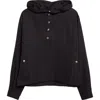Kiko Kostadinov Slatina Henley Hoodie In Black