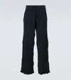Kiko Kostadinov Raday Knitted Cotton Straight Pants In Green