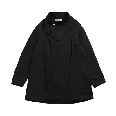 Pre-owned Kiko Kostadinov Riadis Pleated Coat 'coal Black' | Men's Size 48