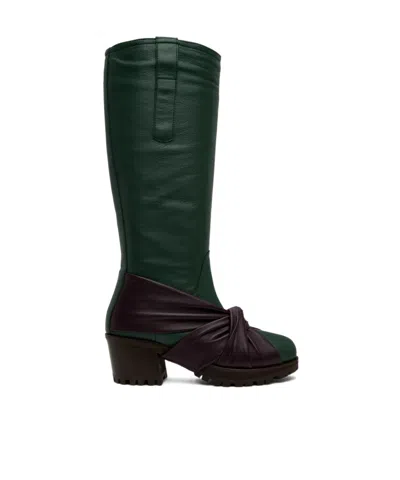 Kiko Kostadinov Round-head Boots In Black