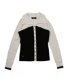 Kiko Kostadinov Rover Knit Cardigan In Black