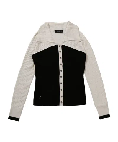 Kiko Kostadinov Rover Knit Cardigan In Black