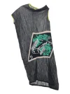 Kiko Kostadinov Satellite Graphic-print Asymmetric Dress In Black