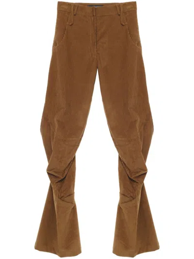 Kiko Kostadinov Tan Shikari Trousers In Honey