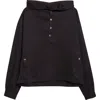 Kiko Kostadinov Slatina Henley Hoodie In Black