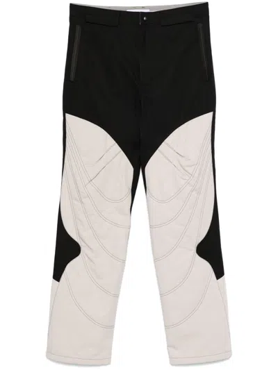 KIKO KOSTADINOV BLACK SOLIX ZIP TROUSERS