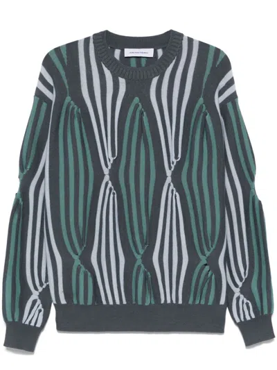 KIKO KOSTADINOV GREEN SOLIX SWEATER