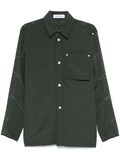 Kiko Kostadinov Solva Shirt In Grün