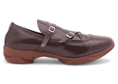 Pre-owned Kiko Kostadinov Sonia Buckled Loafer (women's) Sneakers In Chocolate