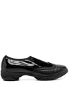 Kiko Kostadinov Black Sonia Slip-on Brogues In Black