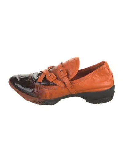 Pre-owned Kiko Kostadinov Sonia Sneakers In Orange