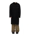 Kiko Kostadinov Stand Collar Coat In Black