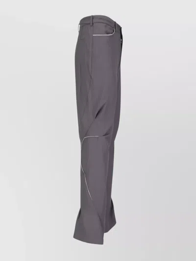 Kiko Kostadinov Straight Leg Trousers Belt Loops