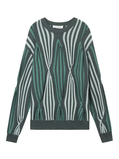 KIKO KOSTADINOV STRIPE-INTARSIA SWEATER