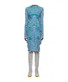 Kiko Kostadinov Striped Dress In Multi