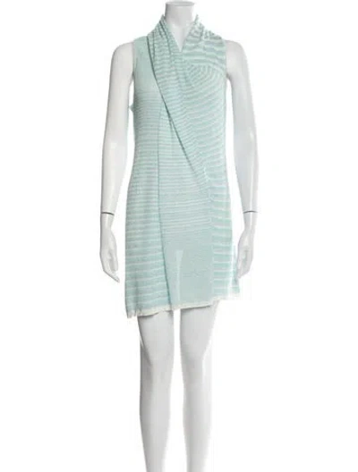 Pre-owned Kiko Kostadinov Striped Mini Dress In Multi