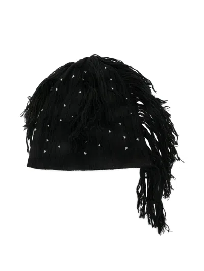Kiko Kostadinov Tarr Beanie Hat In Black