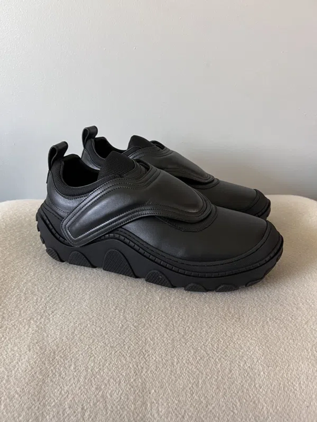 Pre-owned Kiko Kostadinov Tonkin Strap Shoe In Black | ModeSens