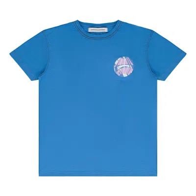 Pre-owned Kiko Kostadinov Tulcea Graphic T-shirt 'blue' | Men's Size L