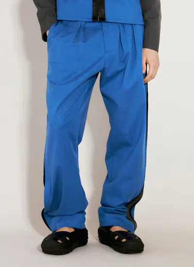 Kiko Kostadinov Ugo Side Pants In Blue
