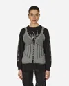 Kiko Kostadinov Gray Urd Tank Top In Black