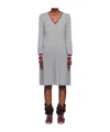Kiko Kostadinov Gray Vivian Jumper Midi Dress In Gray