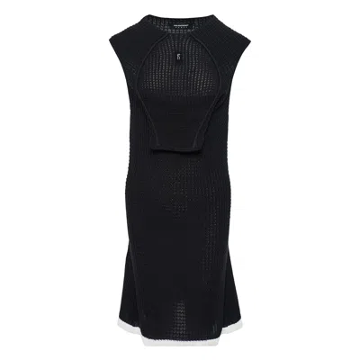 Kiko Kostadinov Vecto Knit Tunic In Black
