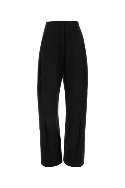 KIKO KOSTADINOV KIKO KOSTADINOV BLACK STRETCH WOOL VENARI WIDE-LEG PANT