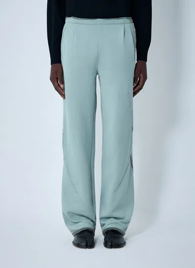 Kiko Kostadinov Patchwork Casual Pants In Blue