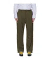 Kiko Kostadinov Khaki Orson Trousers In Green