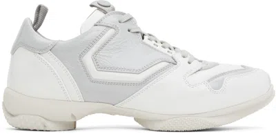 Kiko Kostadinov White & Gray Ostro Sneakers In White Brilliant