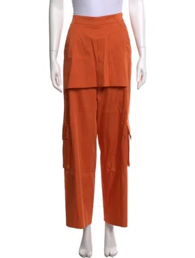 Pre-owned Kiko Kostadinov Wide Leg Pants In Orange