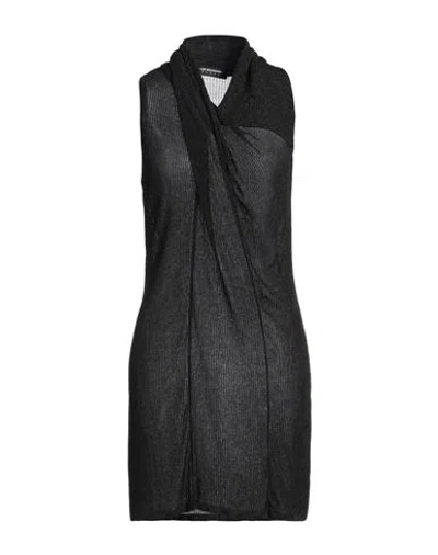 Kiko Kostadinov Woman Mini Dress Black Size 6 Viscose, Polyester