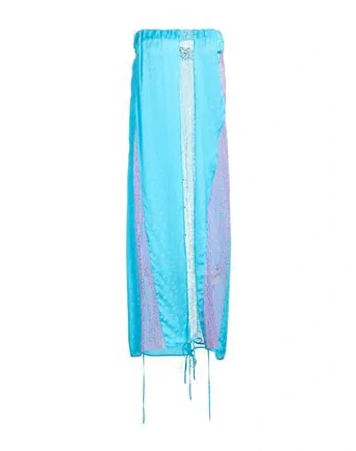 Kiko Kostadinov Woman Top Azure Size 8 Viscose, Silk In Blue