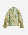 Kiko Kostadinov Women S Levi's Carina Waisted Jacket Postal Stamp Print In Multi