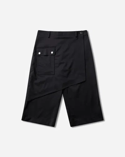 Kiko Kostadinov Women S Linnet Wrap Culottes Crow In Black