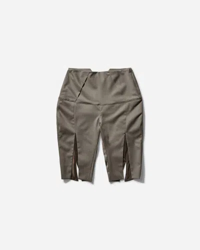 Kiko Kostadinov Women S Pennon Shorts Ash In Brown