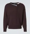 Kiko Kostadinov Wool And Silk Sweater In Brown