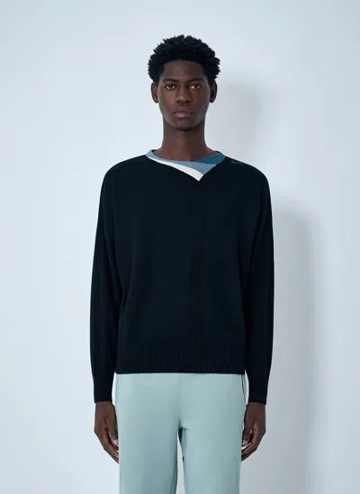 Kiko Kostadinov Wool-blend Sweater In Blue