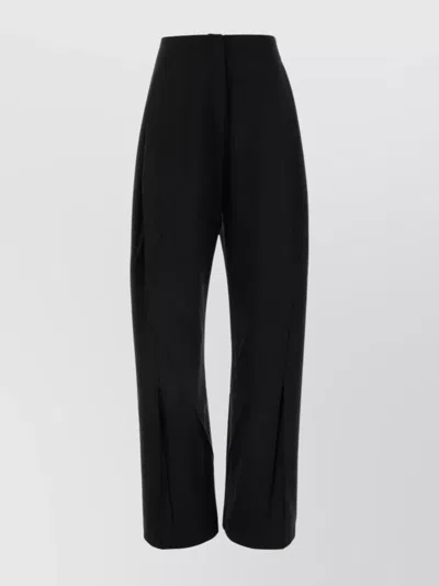 KIKO KOSTADINOV WOOL WIDE-LEG PANT INVERTED PLEATS