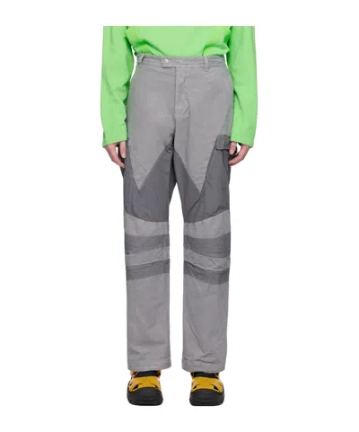 Kiko Kostadinov Gray C.p. Company Edition Cargo Pants In 919 Steel Grey