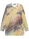Kiko Kostadinov X Fox Racing Printed T-shirt In Yellow