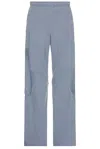Kiko Kostadinov Blue Fox Racing Edition Fox Fleece Sweatpants In Dark Vintage